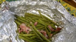 Recepta de cuina de Mongeta tendra a la papillota